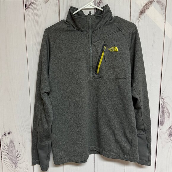 The North Face Men’s L Canyonlands 1/2 Zip Fleece Pullover Gray - Picture 1 of 12